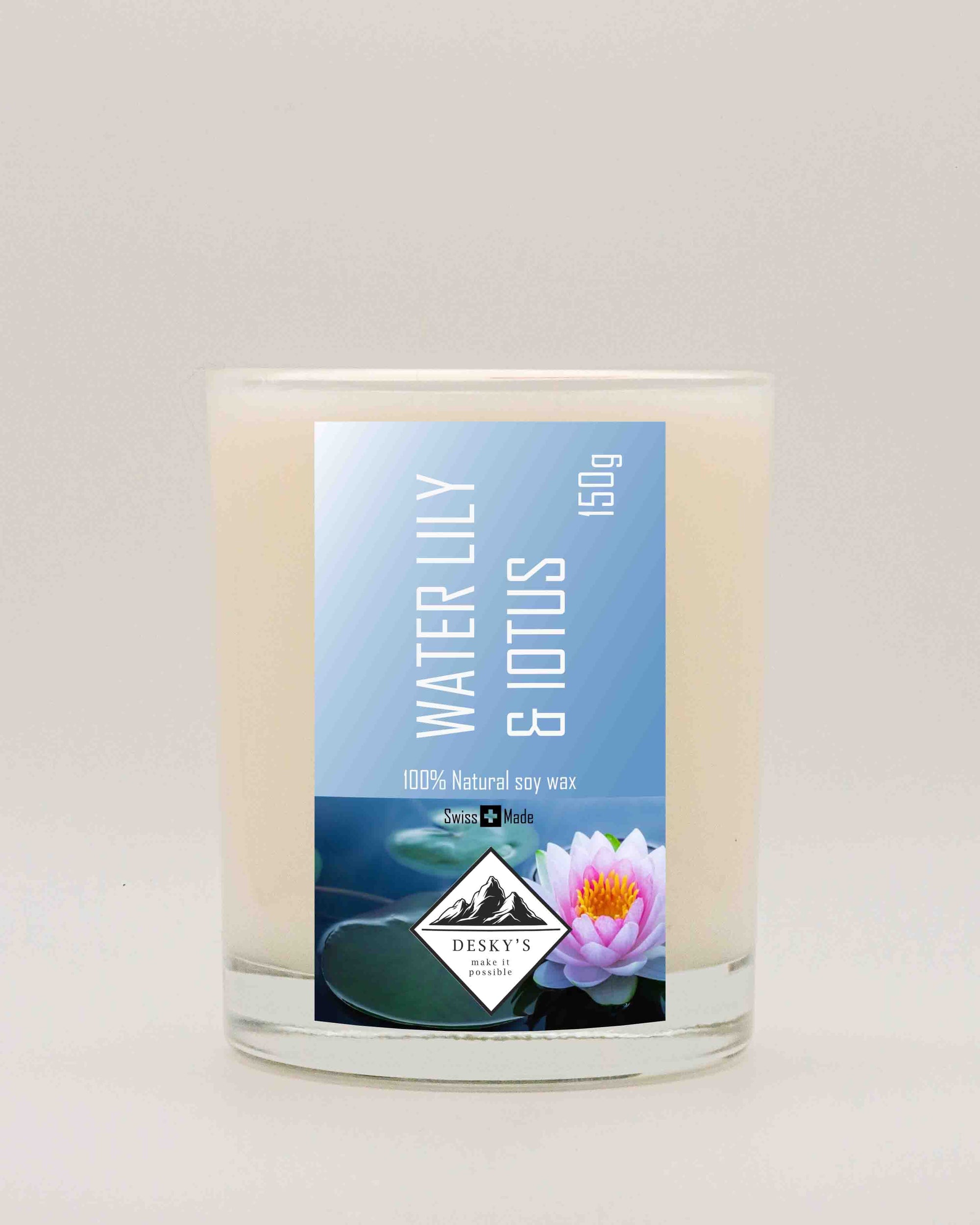 Water Lily & Lotus 150g Soy Candle